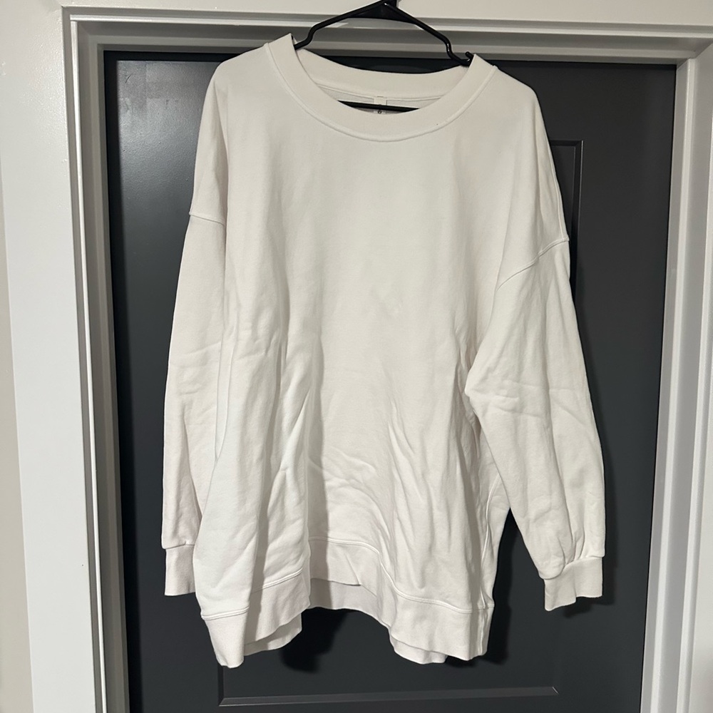 Lululemon Athletica White Sweatshirt